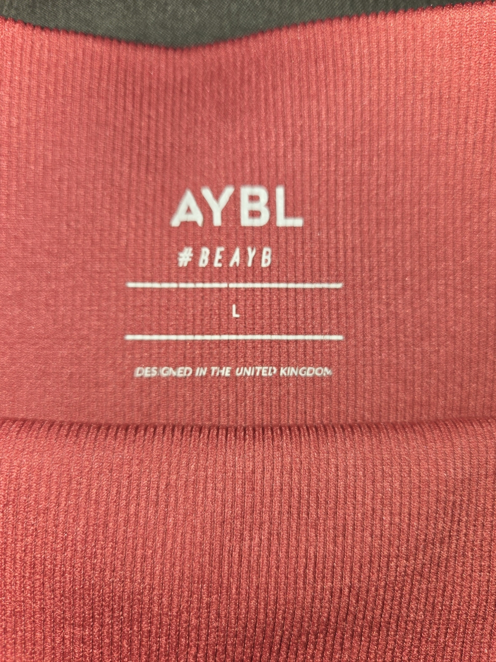 AYBL Coral Pink High-Waist Seamless Bike Shorts - Picture 3 of 3